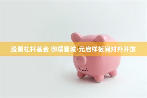 股票杠杆基金 御璟星城·元启样板间对外开放