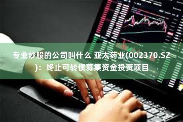 专业炒股的公司叫什么 亚太药业(002370.SZ)：终止可转债募集资金投资项目