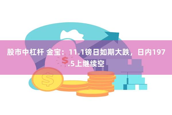 股市中杠杆 金宝：11.1镑日如期大跌，日内197.5上继续空